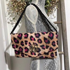 Save My Bag Leopard Pink Print Handbag